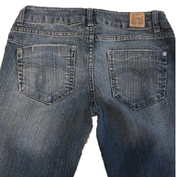 Paris Blues Jeans Women Style SPT28640 Flared Leg Size 28 - Picture 4 of 5